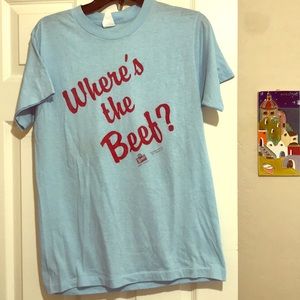 Where’s The Beef Vintage Wendy’s Tee